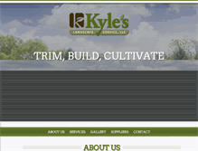 Tablet Screenshot of kyleslandscape.com